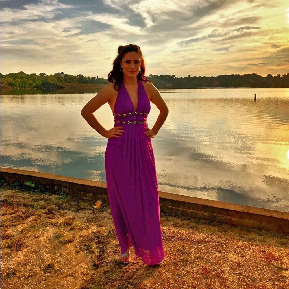 Purple dress
